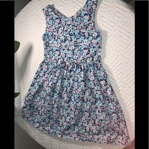 H&M girls floral sleeveless dress 👗